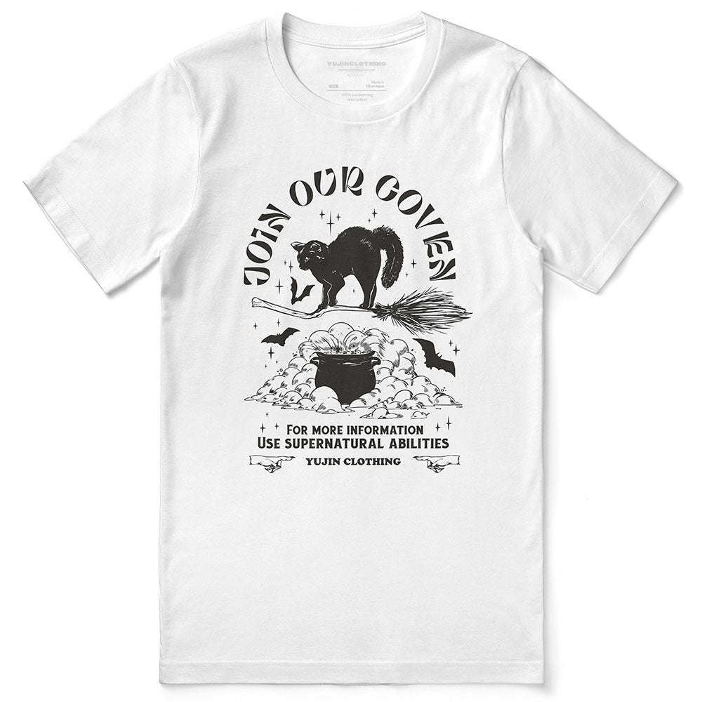 Join Our Coven Cat T-Shirt CLOUDANIMESTUDIO