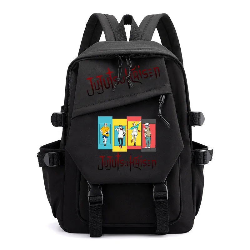 Jujutsu Kaisen Anime Print Backpack, Travel Bags, Casual Bags, School Student Bags for Teenagers 42 cm x 13cm x 29 cm ( H x L x W) - CloudAnimeStudio