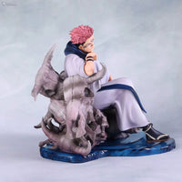 Jujutsu Kaisen Ryomen Sukuna Anime Action Figure, JJK Sukuna Throne Collectible Statue 40 cm - CloudAnimeStudio