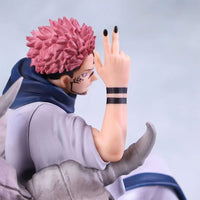 Jujutsu Kaisen Ryomen Sukuna Anime Action Figure, JJK Sukuna Throne Collectible Statue 40 cm - CloudAnimeStudio