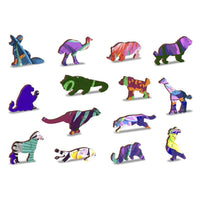 Jungle 300 Piece Wood Jigsaw Puzzle Wooden City