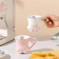 Kawaii Cat Paw Mugs