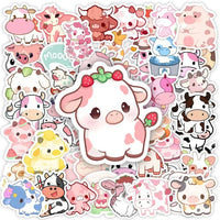 Kawaii Cow Sticker Pack CLOUDANIMESTUDIO