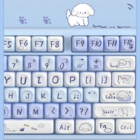 Kawaii Playful Puppy Keycap Set