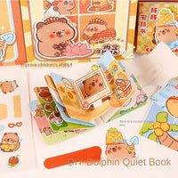 Kawaii Capybara Stationery Set, Abundant Cartoon Cute Birthday Gift for School Students - CloudAnimeStudio