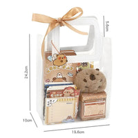 Kawaii Capybara Stationery Set, Abundant Cartoon Cute Birthday Gift for School Students - CloudAnimeStudio