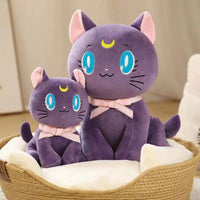 Kawaii Sailor Moon Plush Toy, Moon Cat Moon Hare Cute Girl Heart Filled Anime Doll Bedroom Decoration 25CM - CloudAnimeStudio