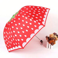 Cute Strawberry Children's Umbrella