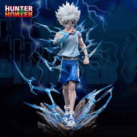 Killua Zoldyck Anime Figure, Lightning Thunder Godspeed Hunter X Hunter HxH Manga Action Figure PVC 23 cm - CloudAnimeStudio