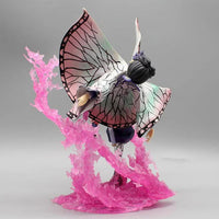 Kochou Shinobu Anime Figurine, Demon Slayer Kimetsu No Yaiba Combat Form PVC Model 20CM - CloudAnimeStudio