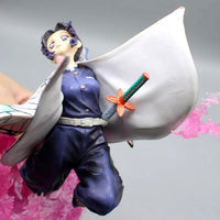Kochou Shinobu Anime Figurine, Demon Slayer Kimetsu No Yaiba Combat Form PVC Model 20CM - CloudAnimeStudio