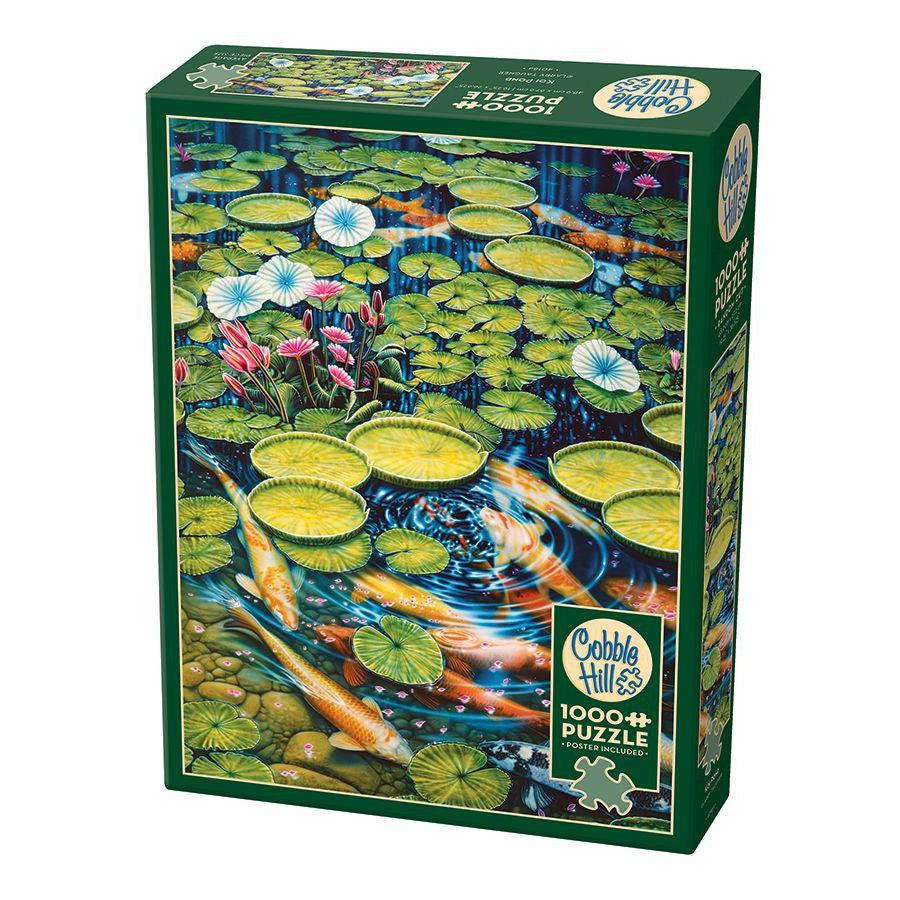 Koi Pond 1000 Piece Jigsaw Puzzle Cobble Hill CLOUDANIMESTUDIO