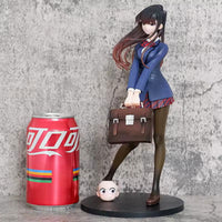 Komi Shouko Anime Figure, Komi Can‘t Communicate School Uniform Action Figurines PVC Statue 25 CM - CloudAnimeStudio