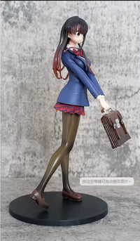 Komi Shouko Anime Figure, Komi Can‘t Communicate School Uniform Action Figurines PVC Statue 25 CM - CloudAnimeStudio