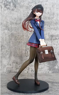 Komi Shouko Anime Figure, Komi Can‘t Communicate School Uniform Action Figurines PVC Statue 25 CM - CloudAnimeStudio