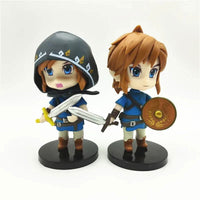 Legend of Zelda 6 Pcs Set Figure, Princess Zelda and Link Gaming Figurine 4 in - CloudAnimeStudio