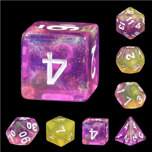 Lemon Jelly RPG Dice Set CLOUDANIMESTUDIO