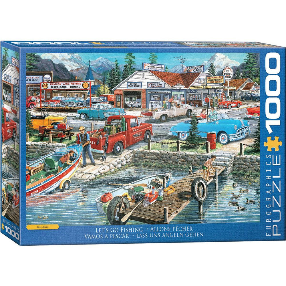 Let’s go Fishing 1000 Piece Jigsaw Puzzle Eurographics