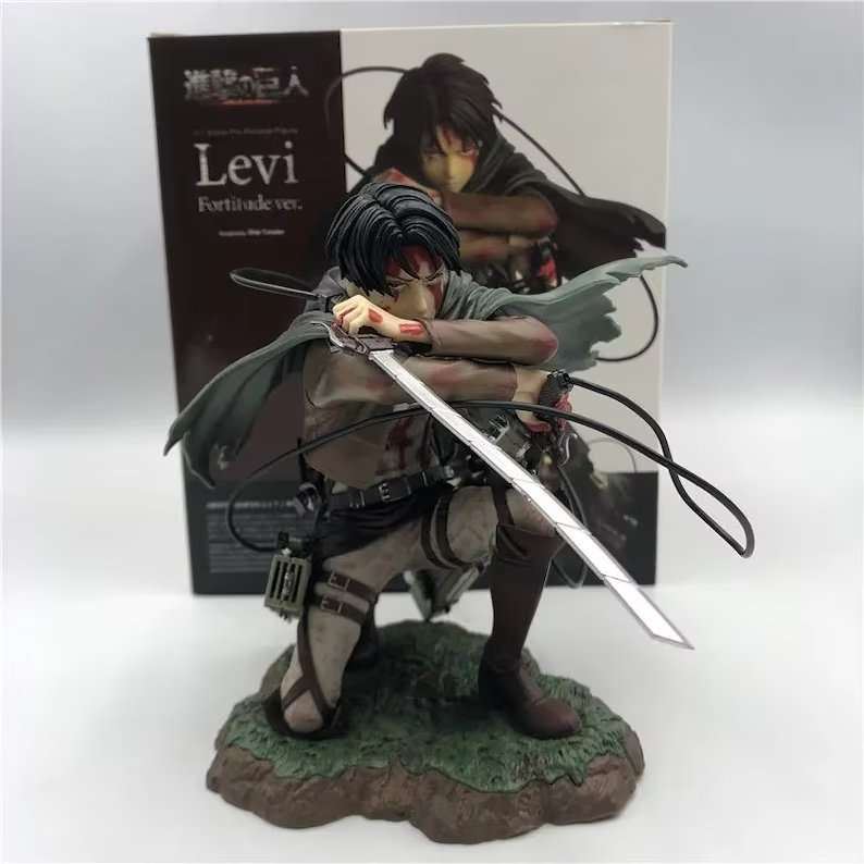 Levi Ackerman Figurine, Attack On Titan Figure, Shingeki no Kyojin Anime Gifts and Merchandise - CloudAnimeStudio
