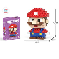 LiLo Stitch Toys Building Blocks Pikachu Anime Cartoon Character Model Puzzles - CLOUDANIMESTUDIO