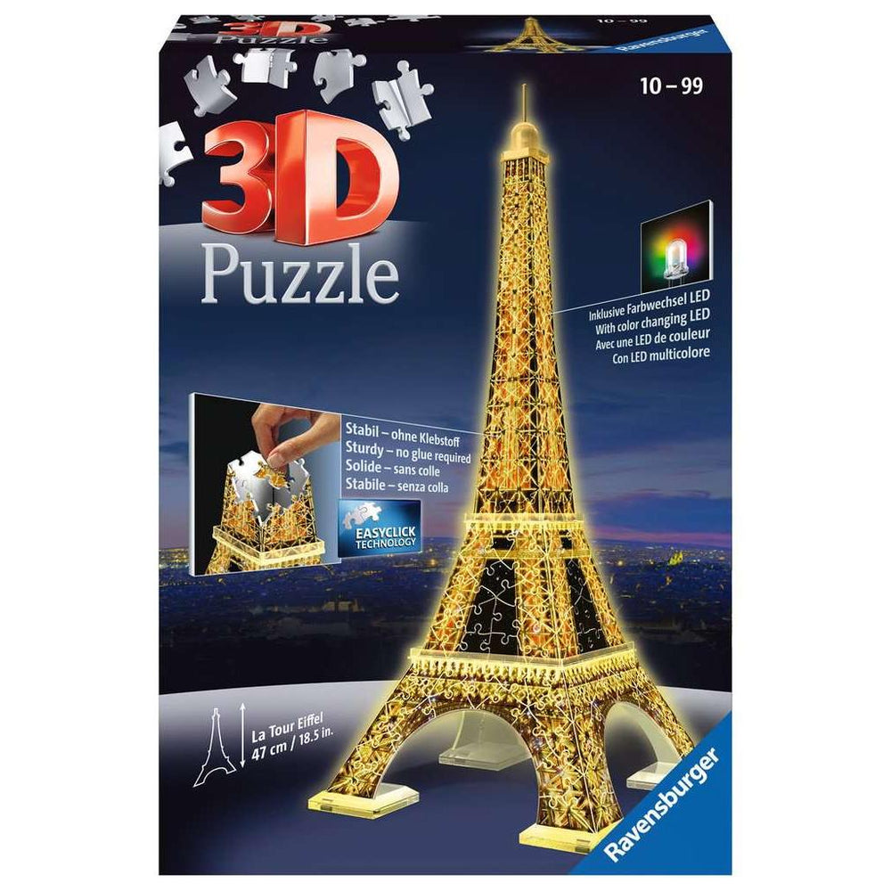 Light-Up Eiffel Tower 226 Piece 3D Jigsaw Puzzle Ravensburger