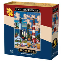 Lighthouses South 210 Piece Jigsaw Puzzle Dowdle