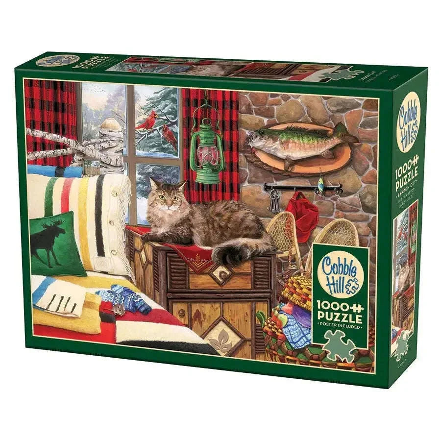 Lodge Cat 1000 Piece Jigsaw Puzzle Cobble Hill CLOUDANIMESTUDIO