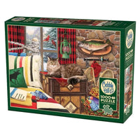 Lodge Cat 1000 Piece Jigsaw Puzzle Cobble Hill CLOUDANIMESTUDIO