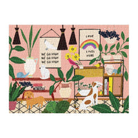 Love Lives Here 1000 Piece Jigsaw Puzzle Galison CLOUDANIMESTUDIO