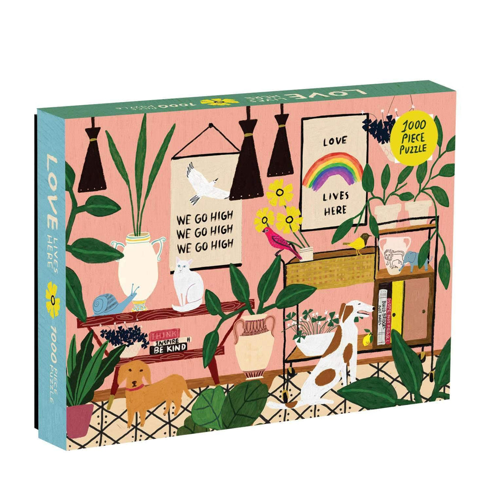 Love Lives Here 1000 Piece Jigsaw Puzzle Galison CLOUDANIMESTUDIO