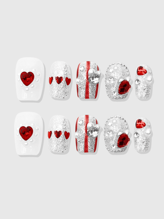 Love Arrow press on nails CLOUDANIMESTUDIO