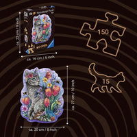 Lovely Cat 150 Piece Wood Jigsaw Puzzle Ravensburger