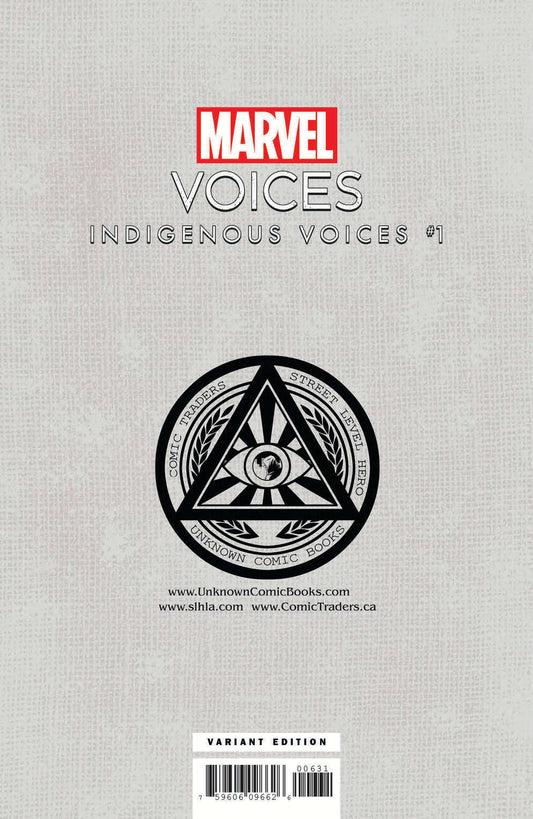 Marvels Voices Indigenous Voices #1 Unknown Comic David Mack Exclusive Virgin Var (11/25/2020) CLOUDANIMESTUDIO