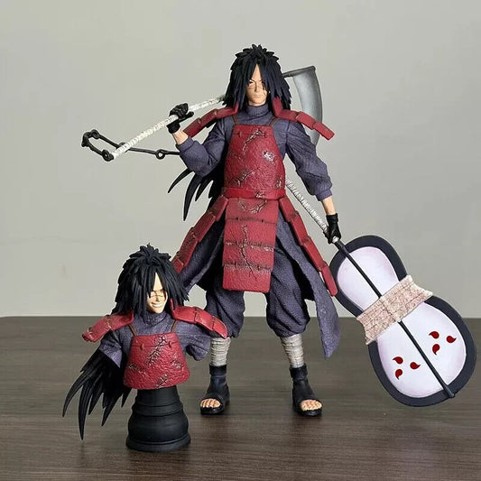 Madara Uchiha Figure, Edo Tensei Mangekyo Sharingan Rinnegan Naruto Figurine - CloudAnimeStudio