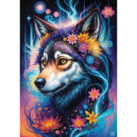 Magical Wolf Portrait 1000 Piece Jigsaw Puzzle Enjoy CLOUDANIMESTUDIO