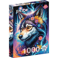 Magical Wolf Portrait 1000 Piece Jigsaw Puzzle Enjoy CLOUDANIMESTUDIO