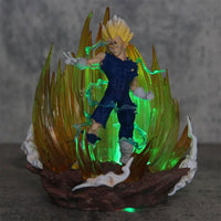 Majin Vegeta LED Figure, Dragon Ball Z Super Saiyan Figurine, Anime Gifts 6 in - CloudAnimeStudio