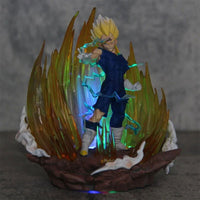 Majin Vegeta LED Figure, Dragon Ball Z Super Saiyan Figurine, Anime Gifts 6 in - CloudAnimeStudio