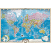 Map of the World 2000 Piece Jigsaw Puzzle Eurographics