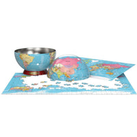 Map of the World 550 Piece Jigsaw Puzzle in Tin Eurographics CLOUDANIMESTUDIO