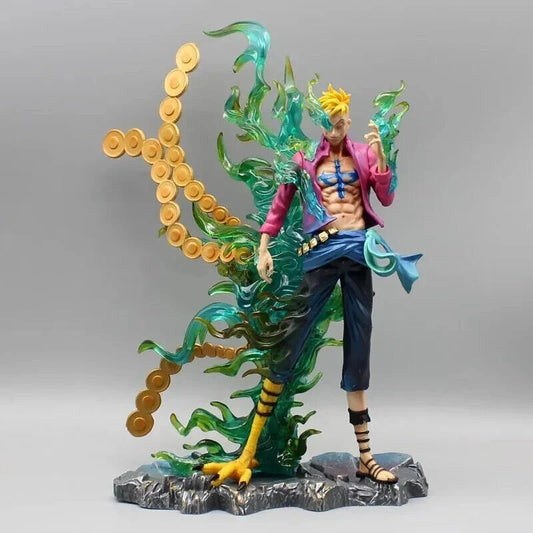 Marco The Phoenix Anime Figure, One Piece Figurines White Beard Pirates 33cm/13in - CloudAnimeStudio