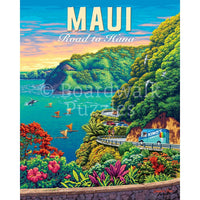 Maui Road to Hana 500 Piece Jigsaw Puzzle Boardwalk CLOUDANIMESTUDIO
