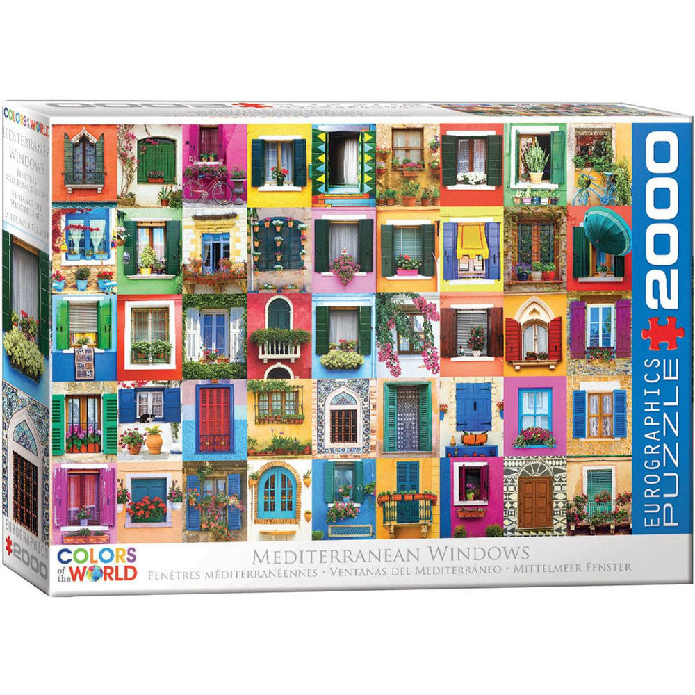 Mediterranean Windows 2000 Piece Jigsaw Puzzle Eurographics CLOUDANIMESTUDIO