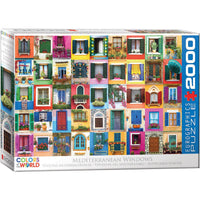 Mediterranean Windows 2000 Piece Jigsaw Puzzle Eurographics CLOUDANIMESTUDIO