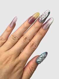 Mermaid Tail press on nails