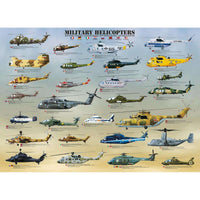 Military Helicopters 500 Piece Jigsaw Puzzle Eurographics CLOUDANIMESTUDIO