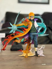 Minato Namikaze Bijuu Mode Anime Figure, Rasengan Reanimation Jutsu Edo Tensei Naruto Shippuden Figurines Statues - CloudAnimeStudio