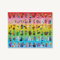 Minifigure Rainbow LEGO 1000 Piece Jigsaw Puzzle Chronicle