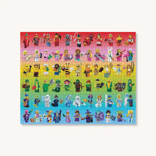 Minifigure Rainbow LEGO 1000 Piece Jigsaw Puzzle Chronicle CLOUDANIMESTUDIO