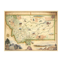 Montana 1000 Piece Jigsaw Puzzle Xplorer Maps CLOUDANIMESTUDIO
